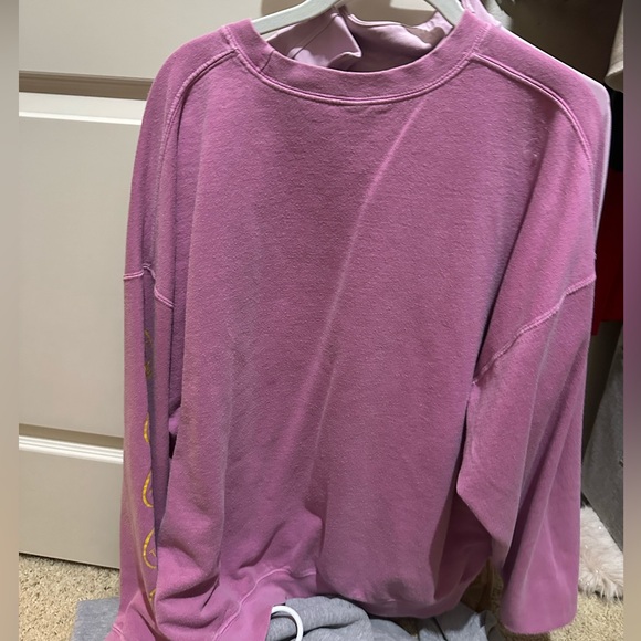 pink oversized nirvana sweatshirt - Picture 2 of 3